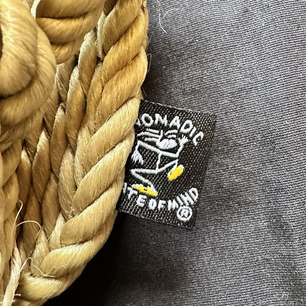 NWT Nomadic State Of Mind Romano Rope Sandals. Camel. Size 36/6. Boho. Hippie.